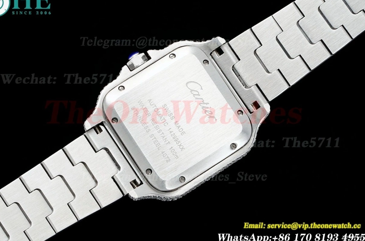 AMG 40mm Mens RG Rmn Dia SS XL MY9015 Santos 100 SS 0415